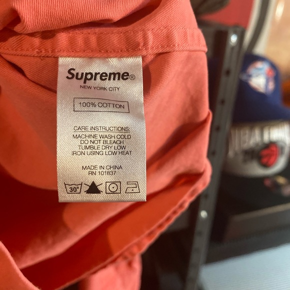 Supreme Pink Button Up Dress Shirt - Picture 6 of 7